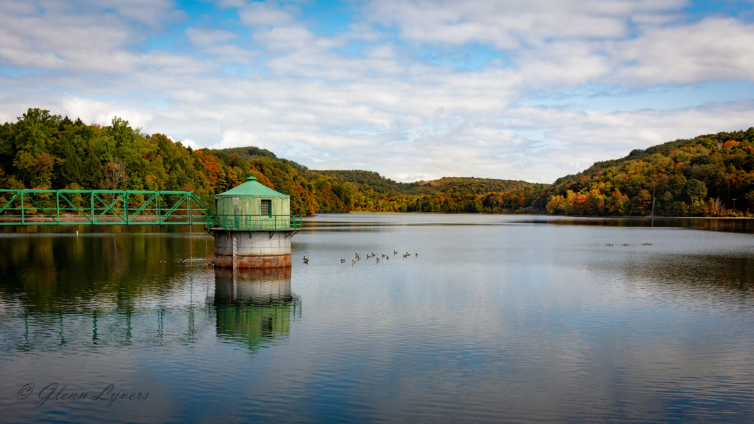View from the Hickston Run Dam