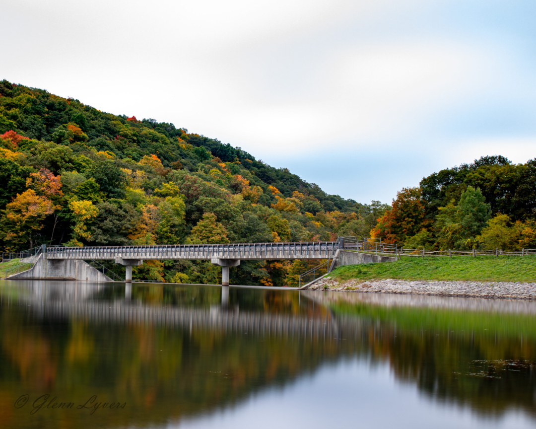 Walking bridge at Laurel Hill State Park, Somerset, PA